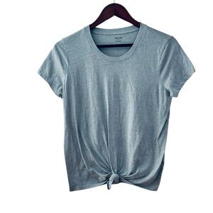 T-shirt with bow at the front Madewell shirt size S